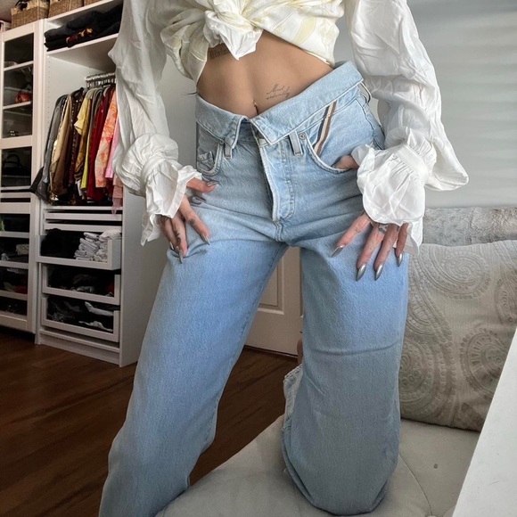 JEAN ATELIER Flip Straight jeans. Size 25